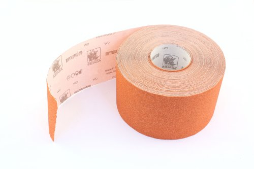1 Rolle Schleifpapier P220, 115mm, 50m, rot