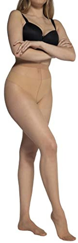 Ulla Popken Strumpfhose, 1er Helanca Medias, 20 DEN, Transparente (Teint 26), 62-64 para Mujer