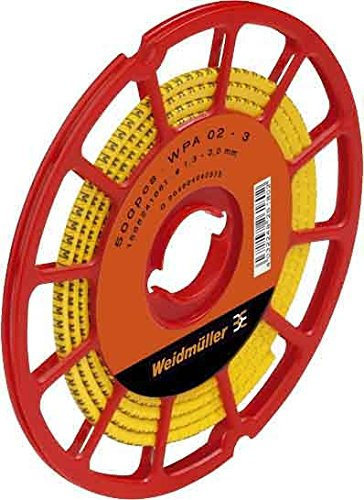 Weidmüller CLI C 1-3 GE/SW 3 CD Kennzeichnungsring Aufdruck 3 Außendurchmesser-Bereich 2.5 bis 5mm