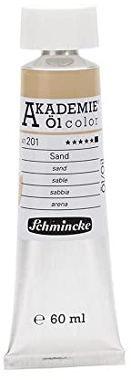 Schmincke – AKADEMIE® Öl color, feine Künstler-Ölfarben, Sand, 41 201 011, 60 ml Tube, höchst lichtecht, Ölmalerei