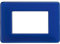 Bticino AM4803CBU Placca 3 Moduli, Cobalto