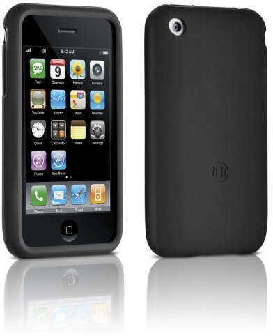 Philips Jam Jacket Silikontasche für Apple iPhone 3G schwarz