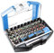 kwb One For All Bit-Box – 35-tlg inkl. Bits, Schnellwechsel-Bithalter mit Magnet und Handgriff in stabiler Kunststoff-Box mit Gürtel-Clip, 7.3 x 10.5 x 4 cm