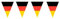 NeoTrade Wimpelkette Deutschland, 10 Meter Einheitsgröße