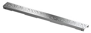 Designrost TECEdrainline drops für gerade Duschrinnen, 6015, 1500mm, Ausführung: Poliert