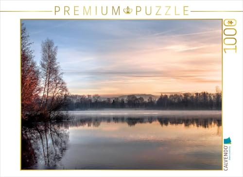 CALVENDO Puzzle Der Max-Jordan See bei Urloffen | 1000 Teile Lege-Größe 64 x 48 cm Foto-Puzzle für glückliche Stunden