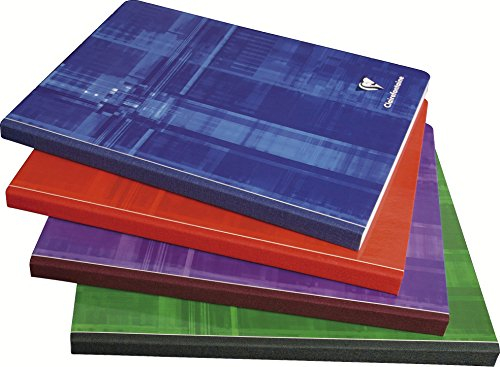 Clairefontaine 9740C - Heft / Kladde geleimt 17x22 96 Blatt, 90g, blanko, farbig sortiert, 1 Stück