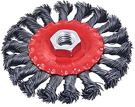 Amtech F3365 100mm (4) Twist Knot Wire Wheel