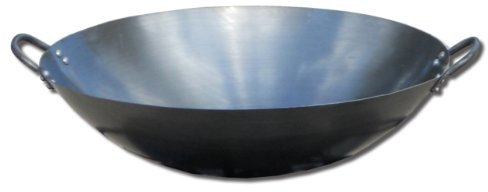 King Kooker #18WK Wok de acero, 18 pulgadas