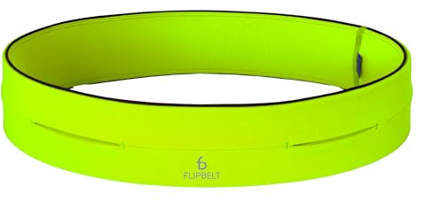 FlipBelt Klassischer Laufgürtel, Laufgürtel, Bauchtasche für Damen und Herren, kein Scheuern, Hüftband für Handy, feuchtigkeitsableitender Aufbewahrungsgürtel, US-Unternehmen