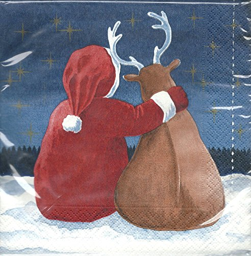 TIB Heyne Servietten Winter Friends 33x33cm, 3-lagig, 20 STK./ Packung