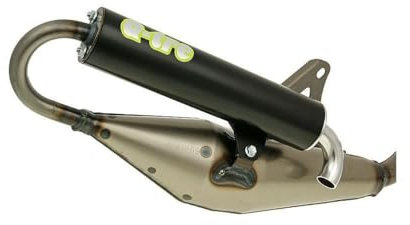 q-tre – tre Pot d'échappement compatible pour Peugeot Ludix Snake, Trend, New Viva City, Speedfight 3 AC, LC 50
