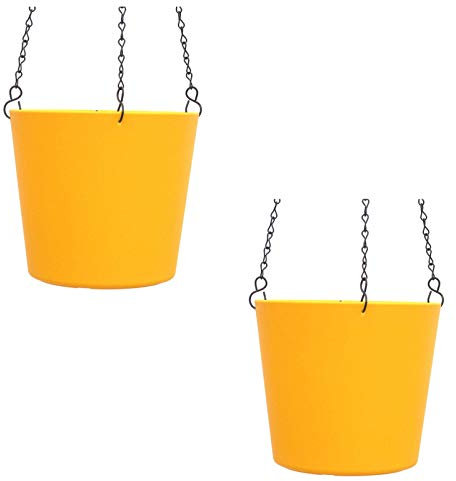 Set2 Kunststoff Ampel-Flori 24 gelb Ø 24.0cm Höhe 22.0cm
