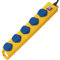 Brennenstuhl Super-Solid SL 544 D IP44 Steckdosenverteiler 5-fach, 1159860205