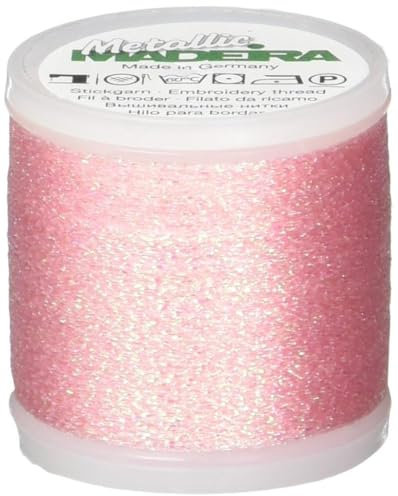 Madeira Metallic Sparkling Nr.40 Stickerei Gewinde, 200 Meter Länge, #302 Rosa