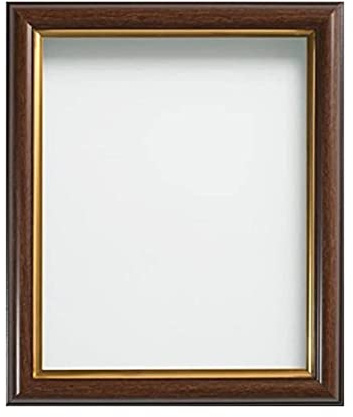 Frame Company Eldridge Mahogany 10x8 Photo Frame with Real Glass | Fits a 10x8 image, Frame size 10x8, Overall approx 12.4x10.4, Real Glass Front