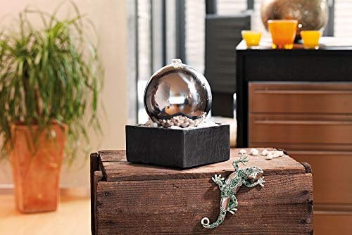 seliger 20043 stainless steel slate fountain kingston hight 8.66 width 6,5 depth 6,5 inch