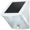 Brennenstuhl LED Solarlampe mit Bewegungsmelder/Außenleuchte mit integriertem Solarpanel und Infrarot Bewegungssensor (LED Strahler IP44, 85lm, inklusive 3 aufladbarer und austauschbarer Akkus) weiß