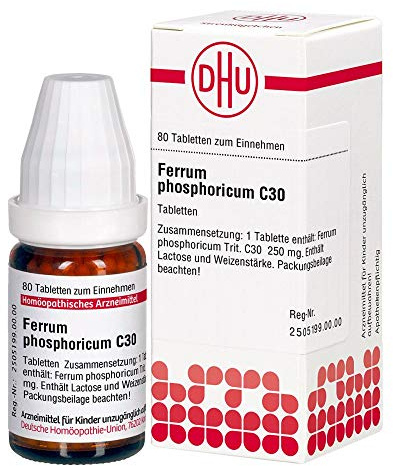 DHU Ferrum phosphoricum C30 Tabletten, 80 St. Tabletten