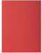 Exacompta - Réf. 217112E - Paquet de 10 chemises rigides ROCK''S 210 g/m2 aux couleurs vives - chemises certifiées PEFC - dimensions 24 x 32 cm pour format A4 - couleur rouge
