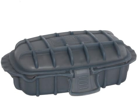 De Buyer Kitchen Box Papillote - Pentola a Vapore per microonde, Colore: Nero