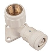 Alu-Verbundrohr Steckfitting Vision, Wandscheibe 20 mm auf 3/4 (56 mm)