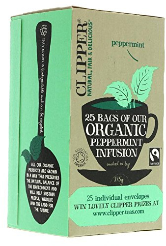 Clipper Ft Org Peppermint Envelopes 25bag X 5 (Pack of 5)