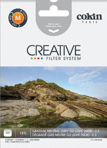 Cokin P121L Filtro Degradante G2 Light (ND2) con Sistema Creativo a “P”, Grigio