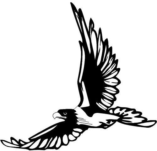 Flying Eagle Auto, Camper Fahrrad Van Fenster Aufkleber