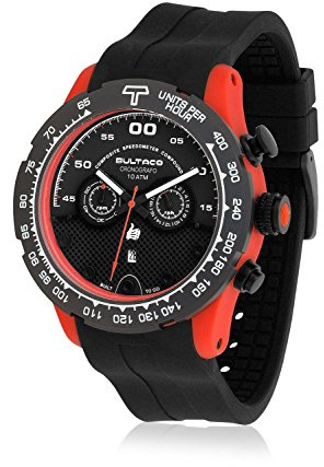 BULTACO H1PO48C-SB2_ Men's Chronograph Quartz Watch with Rubber Strap