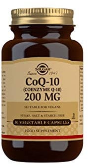 Solgar Coq-10 (Coenzyme Q-10) 200 Mg Vegetable Capsules - Pack of 30