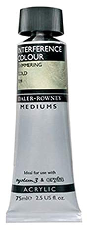 Daler-Rowney Acrylic Paint, Aluminium Tube, 2.54oz - 75 ml, Shimmering Copper