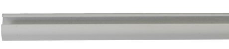 Liedeco Vorhangschiene 150S Schleuderschiene aus Metall weiß L 240 cm
