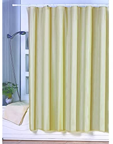 MSV Rideau de Douche Beige 180 x 200 cm