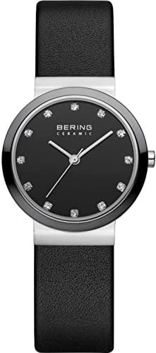 Bering Time Damen-Armbanduhr XS Part Ceramic Analog Quarz Verschiedene Materialien 10729-AZ2