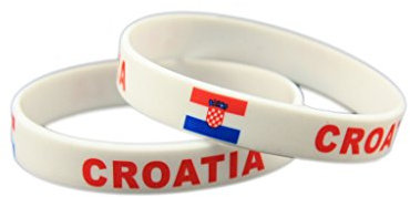 Evankin Unisex Silikon-Armband mit Landesflagge, Gummi, sportliches Mode-Armband