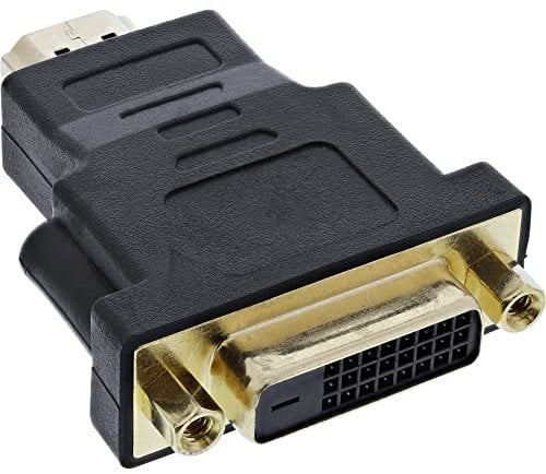 HDMI-DVI Adapter, 19pol St auf 24+1 Bu , vergoldete Kontakte