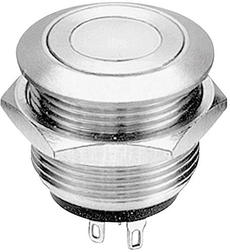 APEM AV09C7L3D2006 Vandal-Protected Push Button 24 V/AC 0.05 A 1 x On/On 1 Piece