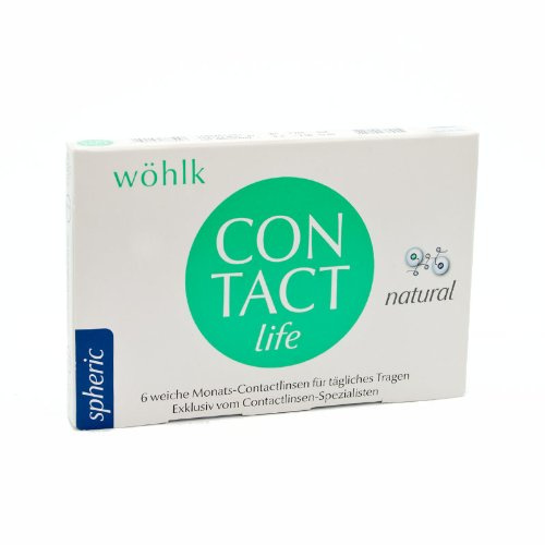 Wöhlk Kontaktlinsen Contact Life - 6er Box (-4,5/8,9)