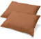 aqua-textil Classic Line Kissenbezug 2er-Set 40 x 80 cm Schoko braun Baumwolle Kissen Bezug Reißverschluss Jersey Kissenhülle