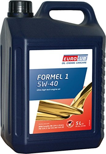 EUROLUB 216005 FORMEL SAE 1 SAE 5W-40 Motoröl, 5 Liter