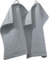 REDBEST Seiftuch New York 2er- Pack hellgrau Größe 30x30 cm - leichte, weiche Qualität, saugstark, sehr strapazierfähig, 100% Baumwolle
