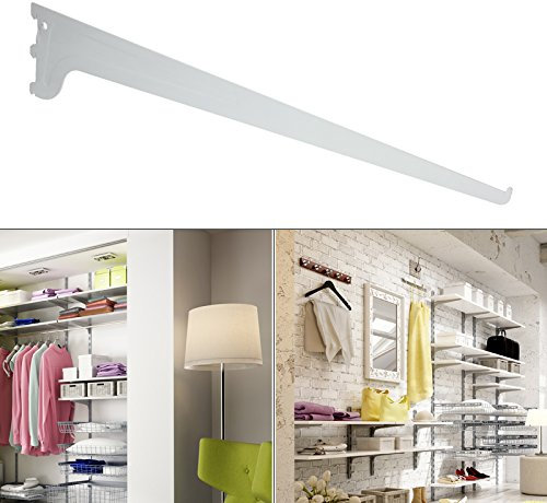 Regalträger Regalbodenträger für 60cm Regalböden Regalhalter Bodenträger Träger Regal Winkel Konsole Wandleiste Wandschiene