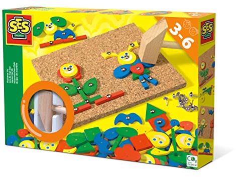 Ses Hamertje Tik Fantasie (00926), Kreatives Bastelset, für Kinder ab 3 Jahren