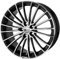 Brock B24 schwarz front-poliert 7x17 ET38 4.00x114.00 Hub Hole 72.60 mm - Alu felgen