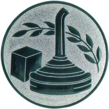 Pokal Emblem Eisstock - 50 mm/gold