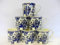 Set of 6 Blue Willow China Palace Mugs