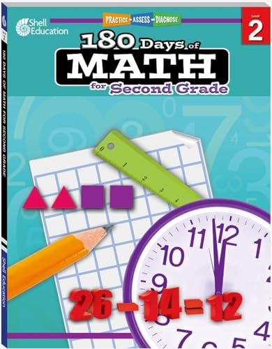 180 Days of Math for Second Grade: Practice, Assess, Diagnose (180 Days of Practice)