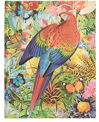 Tropical Garden (Nature Montages) Ultra Unlined Journal: Hardcover, 120 gsm, ribbon marker, memento pouch, elastic closure