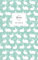 Rabbit Notebook - Ruled Pages - 5x8 - Premium (Aqua)